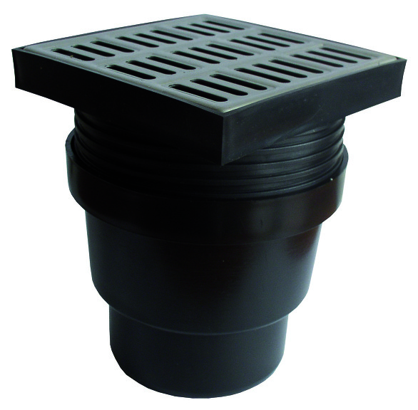 Podlahova-vpust-priama-cierna15x15-DN110